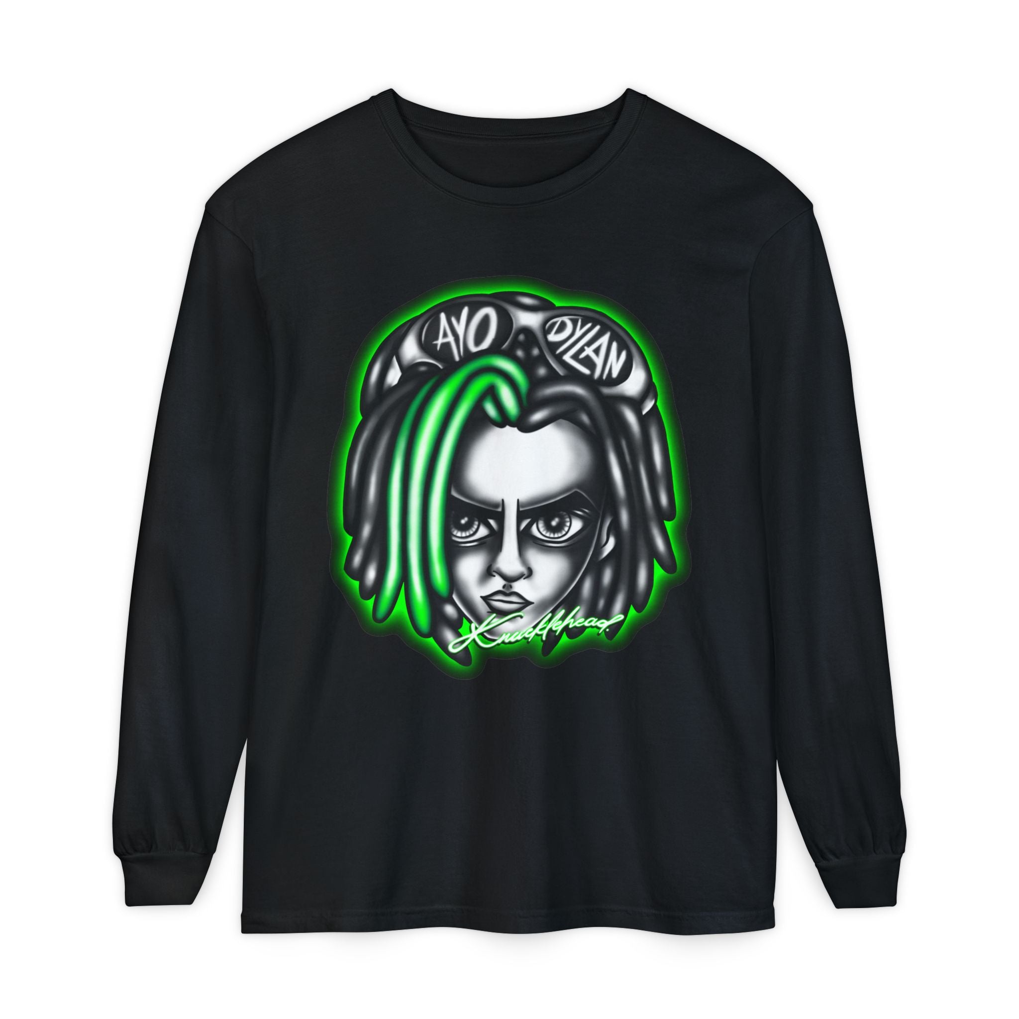 AyoDylan's Head Long Sleeve T-Shirt